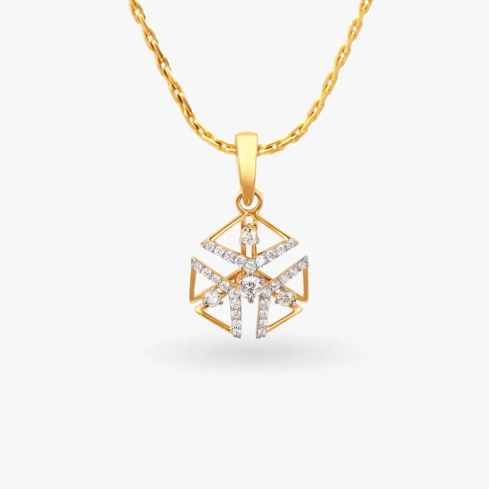 Prism of Light Diamond Pendant